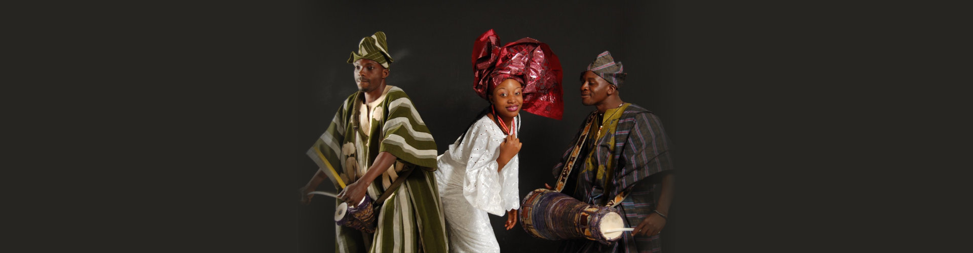 group of people on a traditional costume