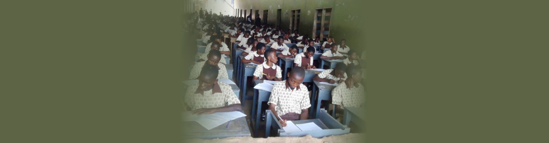 group of students studying